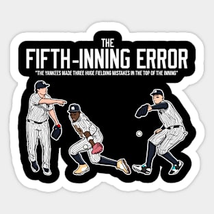 5th inning Sticker